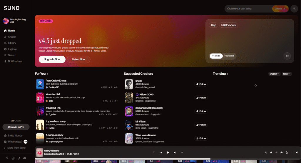 Suno AI Best AI Websites for Content Creation to Boost Your Productivity and Creativity
