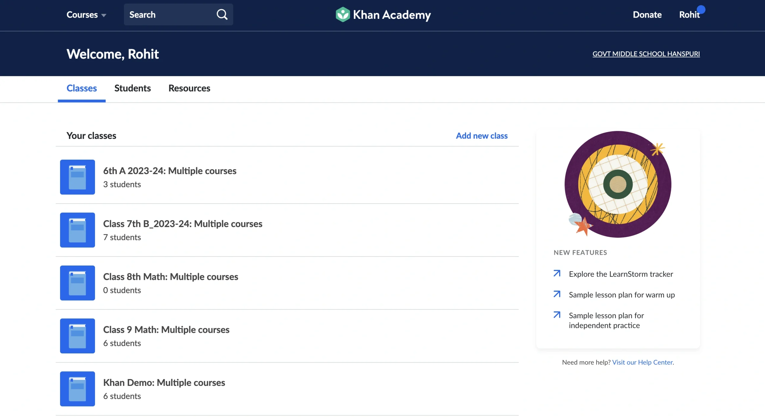 Khan Academy as Best AI website for student 2025
