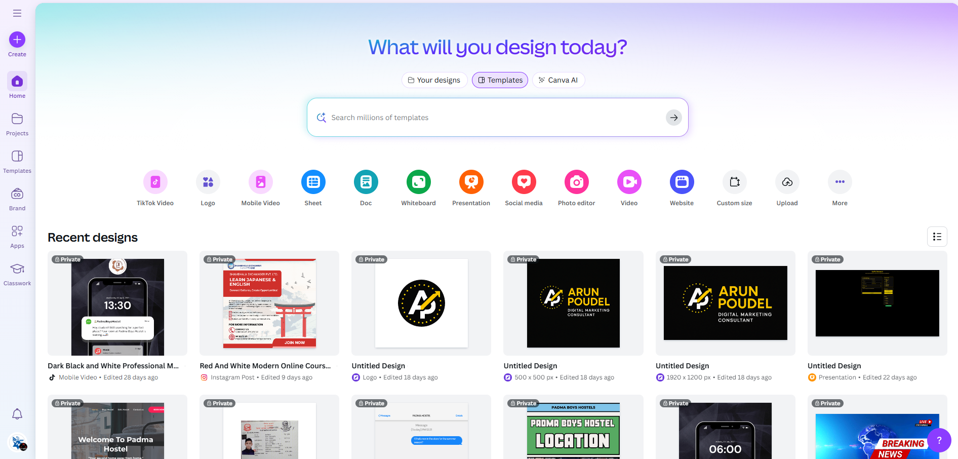 Canva-uses